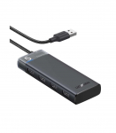 HUB USB-C CM653 1XUSB-C 4XUSB-A - grey