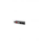 Lanberg Power Distribution unit (PDU) 19" 1U 16A 2m 7X Schuko oulets PDU-07F-0200-BK