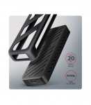 AXAGON USB-C 20Gbps - M.2 NVMe SSD ARMORED Box EEM2-20G