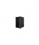 Lanberg Rack cabinet 19" free-standing 22U/800x1000 (flat pack) with glass door FF01-8022-12BL Black