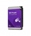 Western Digital WD10PURZ Purple Surveillance HDD, 1TB, 3.5", SATA3, 5400 RPM, 64 MB, 210 MiB/s