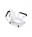 Toilet seat raiser with lid and armrests ANTAR AT51204