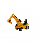 Ride-on Toy for Toddlers, Movable Excavator, Bucket, Arm, Potty, 2 in 1, Yellow
