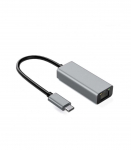 Adapter aluminum RJ45 to USB Typ C 10/100/100