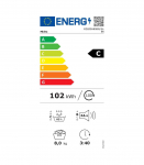 Midea MD110H80/W-HR Dryer Machine, C, 8 kg