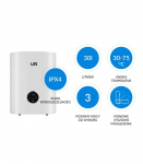 Electric water heater LIN LIFVD1SMWH 30L UNIVERSAL white