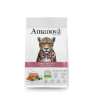 AMANOVA Adult Cat Sterilised Salmon Deluxe - dry cat food - 1,5kg