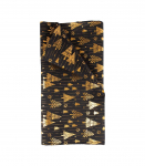 Linik GLORY 45x116cm, kuldsed kuused, 100% pol&uuml;ester, kangas 404