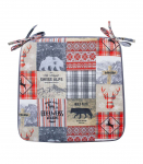 Toolikate WINTER 39x39cm, paksus 2,5cm, talv ja loomad, 50% puuvill, 50% pol&uuml;ester, kangas 454