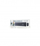 KEYBOARD +MOUSE WRL ENG/DESKTOP BK KBS-WCH-04 GEMBIRD