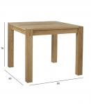 S&ouml;&ouml;gilaud CHICAGO NEW 90x90xH76cm, tamm