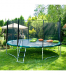 Turvav&otilde;rk D366cm batuudile, ilma postideta, must