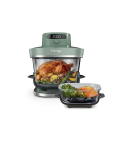 NINJA 5-in-1 XL Glass Air Fryer AS090EUGN Crispi Pro Power 2050 W Capacity 5.7 L Moss Green