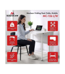 Folding desk, mobile MC-126 L/W