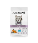 AMANOVA Adult Cat Sterilised Fish Delicacy - dry cat food - 1,5kg