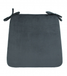 Toolikate VELVET 39x39cm, hall,100% pol&uuml;ester, kangas 316