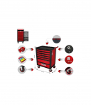 T&ouml;&ouml;riistak&auml;ru RACINGline, 7 sahtlit, KS Tools