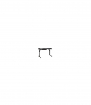 Arvutilaud B-216 must (LED valgustusega) 120 cm