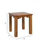 Pink-abilaud FORTUNA 40x40x45cm, akaatsia