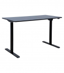 T&ouml;&ouml;laud ERGO LIGHT 1-mootoriga 120x60xH72,5-117,5cm, must