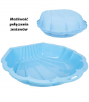 WOOPIE liivakast bassein kest sinine 3-&uuml;hes kuivbassein 1 tk