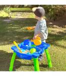 WOOPIE 2-&uuml;hes veelaud ja liivakast, 9 tarvikut