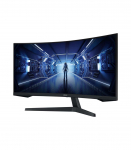 Samsung Curved Monitor LC34G55TWWPXEN 34 " VA UWQHD 21:9 165 Hz 1 ms 3440 x 1440 250 cd/m&sup2; HDMI
