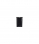Lanberg Rack cabinet 19" free-standing 22U/800x800 (flat pack) with glass door, LCD FF01-8822-12BL Black