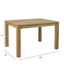 S&ouml;&ouml;gilaud CHICAGO NEW 120x90xH76cm, tamm