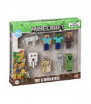 MINECRAFT 3D ERASERS - 8 PACK DELUXE BOX VER.A