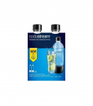SodaStream PET Bottle Duo Pack (2 Bottles, 1L, black) (3000242)