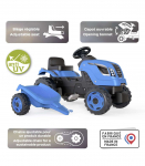 Smoby Traktor sinine Farmer XL k&auml;ruga