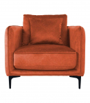 Tugitool BIANKA 84x98H85cm, oranž