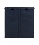 Pr&uuml;gikast GALA 78x41xH86cm/230L, must plastik