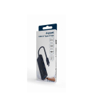 HUB USB-C black 4 ports USB 3.1 A (Gen1)