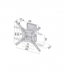 TV wall mount up to 37 20 kg TB-152E max VESA 200x200