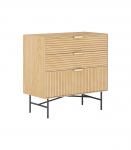 Kummut BASSEL 80x40xH80cm, 3D melamiin