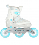 NA11201 WHITE ROZM. L (35-38) IN-LINE SKATES NILS EXTREME