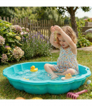 WOOPIE Piaskownica Basen Muszelka Zielona 3w1 Suchy Basen 1 szt.