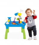 WOOPIE 2-&uuml;hes veelaud ja liivakast (piraadilaev) 6 aksessuaariga