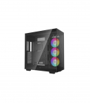 Deepcool Full Tower Gaming Case CH780 Side window Black ATX+ Power supply included No ATX PS2