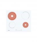 Candy Hob CH64CCW Vitroceramic Number of burners/cooking zones 4 Touch White