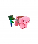 MINECRAFT S2 3D WIND-UP TOY - BABY ZOMBIE & PIG