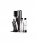 SodaStream Soda Maker DUO black Schwarz QC incl 1 Glas- Glas & 1 PET-Bottle PETBottle (1016812411)
