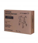 Lightweight aluminium four-wheel rehabilitation walker CH100AM