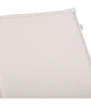 Lamamistooli kate SUMMER 55x190x5cm, naturaalvalge, 100% pol&uuml;ester, kangas 467
