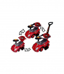 Toddlers Ride On Push Along with Parent Handle Mega Car 3in1 Red