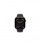 Watch Series 11&nbsp;GPS + Cellular 42mm&nbsp;Slate Titanium Case with Black Sport Band - M/L
