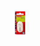 Herlitz kustukumm, ergonoomiline, valge, 6 t&uuml;kki pakis