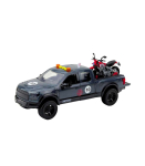 Pickup Truck With Engine Lights Sounds Gray 1:12